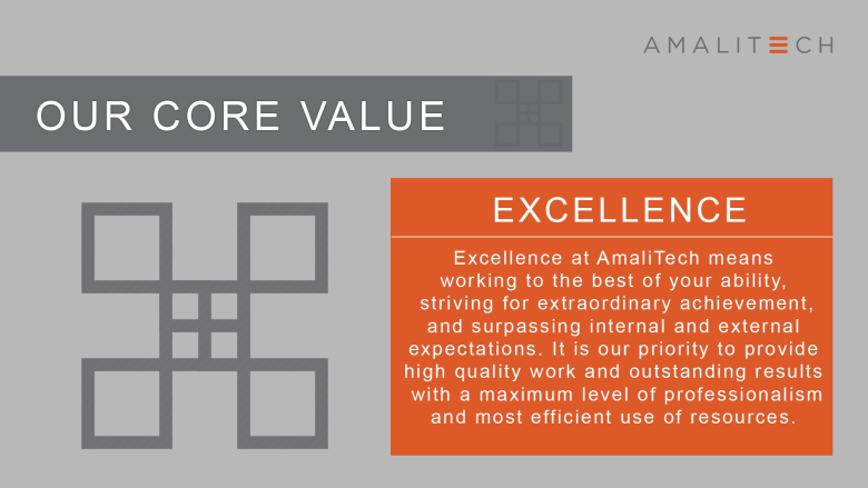 Core Value - Excellence